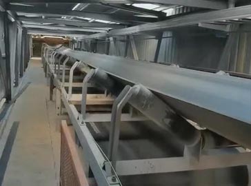  海螺水泥皮帶機驅(qū)動電動滾筒應用現(xiàn)場