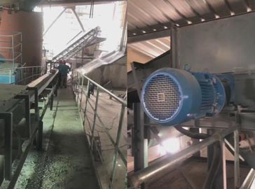 眾誠電動滾筒應用現(xiàn)場